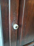 Antiek/Brocante houten hangkast, Landelijke wandkast, Ophalen