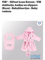 VIB roze baby cadeausetje, Kinderen en Baby's, Babykleding | Maat 56, VIB, Meisje, Nieuw, Ophalen of Verzenden