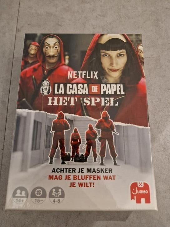 Het kaartspel La Casa de Papel Netflix. Nieuw!, Ophalen of Verzenden, Nieuw