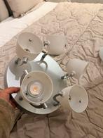 Plafond lamp ikea wit zilver incl 2x GU10 spots, Ophalen of Verzenden, Zo goed als nieuw, Metaal of Aluminium