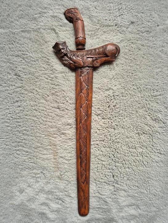 Oude Madurese KNIL Keris, Antiek en Kunst, Kunst | Niet-Westerse kunst, Verzenden