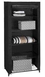 Garderobekast Leuven - antraciet, Ophalen, Met plank(en), 50 tot 100 cm, Zo goed als nieuw