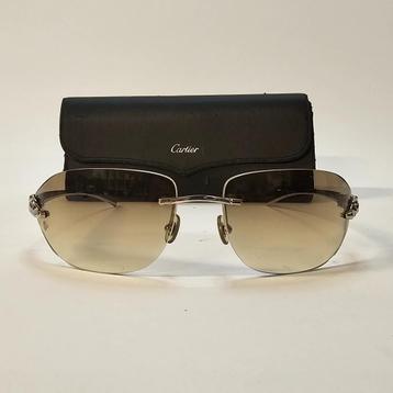 Cartier Ct0068S Zonnebril 110 Silver | Nette Staat beschikbaar voor biedingen