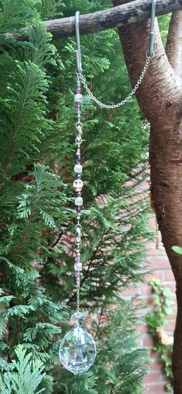 Suncatcher ~ Zonnevanger ~ Feng Shui ~ Etherische Discobol beschikbaar voor biedingen