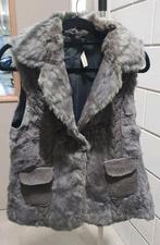 Body warmer echt bont, vestje, jasje dames maat M, Ophalen, Zo goed als nieuw, Maat 38/40 (M), Zwart
