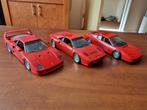 Ferrari F40, 288 GTO en Testarossa 1:18 Bburago, Hobby en Vrije tijd, Modelauto's | 1:18, Ophalen of Verzenden, Zo goed als nieuw