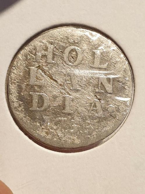 Holland, 2 stuiver 1755 nr.2, zilver (02), Postzegels en Munten, Munten | Nederland, Vóór koninkrijk, Zilver, Ophalen of Verzenden