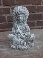 Indiaan betonnen beeld tuinbeeld beton, Ophalen of Verzenden, Nieuw