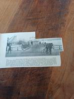 Knipsel gierbrug Zeldenrust Nijmegen 1909, Ophalen of Verzenden, Voor 1920, Knipsel(s)