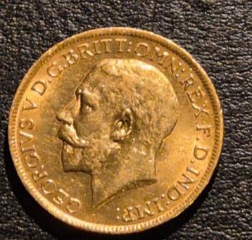 gouden souvereign 1912 (7,98 gram). beschikbaar voor biedingen
