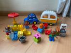 Duplo, kampeer avontuur auto met caravan, set 10602 compleet, Kinderen en Baby's, Speelgoed | Duplo en Lego, Ophalen of Verzenden