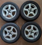 Michelin Alpin Winterbanden 185/65 r15 7mm met LM velg 4x108, Auto-onderdelen, Banden en Velgen, Ophalen, Gebruikt, 15 inch, Banden en Velgen