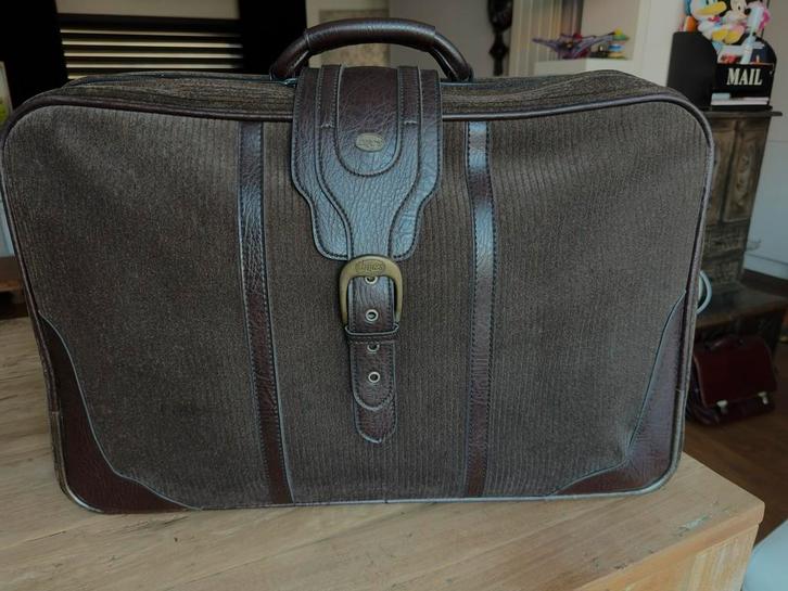 Bric's vintage reistas/koffer, Sieraden, Tassen en Uiterlijk, Koffers, Zo goed als nieuw, Overige materialen, Minder dan 50 cm