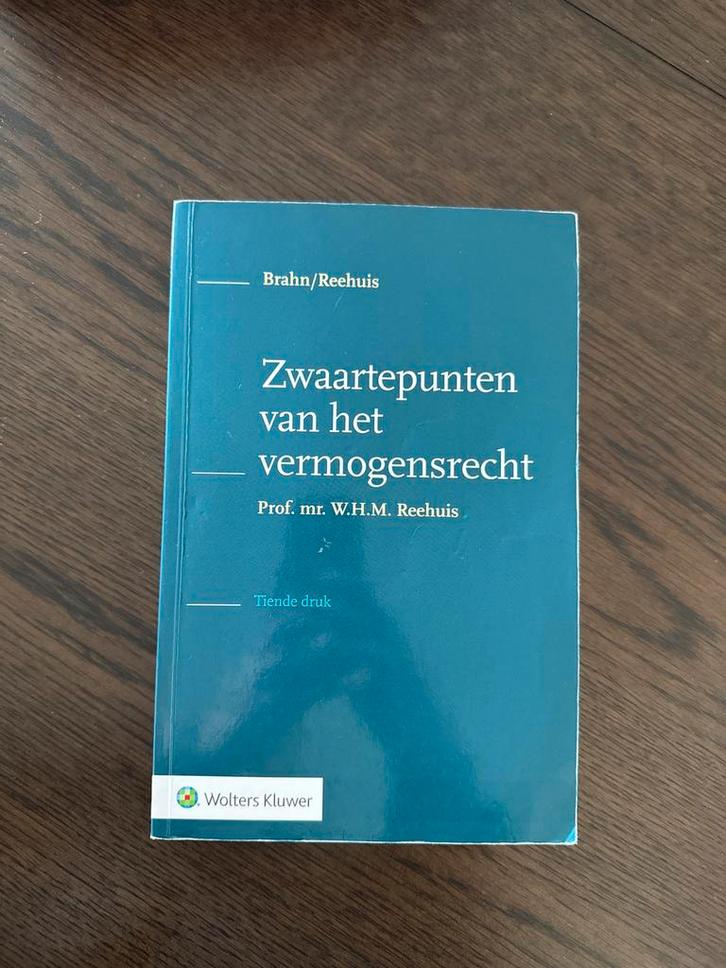 Zwaartepunten van het vermogensrecht - tiende druk, Boeken, Studieboeken en Cursussen, Gelezen, WO, Alpha, Ophalen of Verzenden