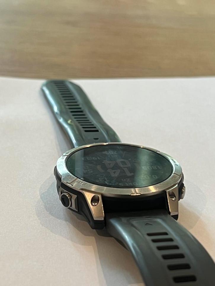 Garmin Fenix 7 - zeer goede conditie, Sieraden, Tassen en Uiterlijk, Smartwatches, Zo goed als nieuw, Android, Grijs, Afstand