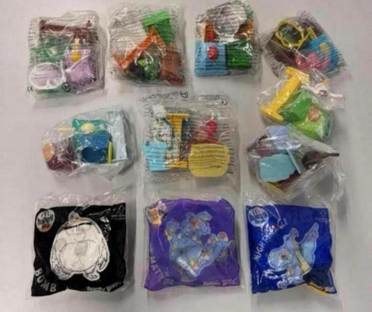 11x Vintage Happy meal McDonalds - speeltjes Angry Birds, Verzamelen, Speelgoed, Nieuw, Ophalen of Verzenden