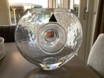 Glazen Vaas met gat in het midden. Van RamsBlok., Overige kleuren, Ophalen of Verzenden, Minder dan 50 cm, Glas