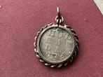 Leuke zilveren hanger met oude munt, Antiek en Kunst, Antiek | Goud en Zilver, Ophalen of Verzenden