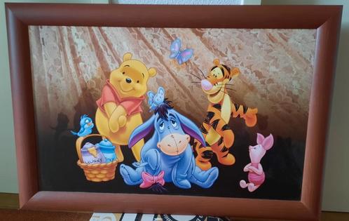 Grote Winnie the Pooh afbeelding in lijst, Kinderen en Baby's, Kinderkamer | Inrichting en Decoratie, Zo goed als nieuw, Wanddecoratie