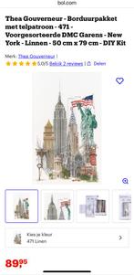 BORDUURPAKKET THEA GOUVERNEUR NEW YORK  SKYHIGH, Verzenden, Nieuw, Handborduren, Borduurpakket