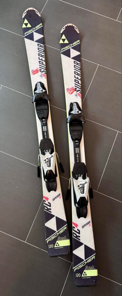 Fischer kinderski's 120cm - Gebruikt, Ophalen, 100 tot 140 cm, Skiën, Ski's