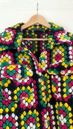 Lang vest vintage stijl 1 maat, Kleding | Dames, Truien en Vesten, Ophalen of Verzenden, Gedragen, Maat 38/40 (M), Overige kleuren