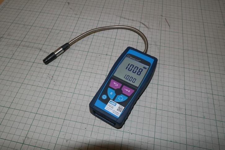 euroindex blauwe lijn s2600 RHT5 vocht/temperatuurmeter, Doe-het-zelf en Verbouw, Meetapparatuur, Ophalen of Verzenden