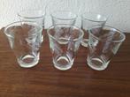 6 borrelglaasjes , shotglaasjes , shotglas , borrelglas, Glas of Glazen, Nieuw, Ophalen of Verzenden, Glas