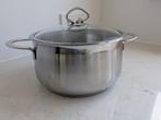 Nette BK pan met glazen deksel, Ophalen, Gebruikt, Rvs, Kookpan of Snelkookpan