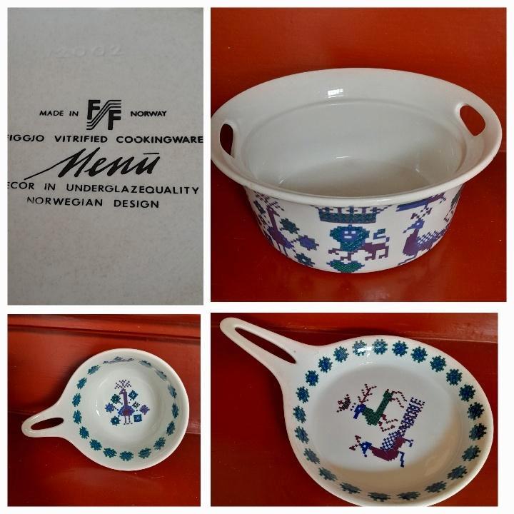 Figgjo Flint Menu verschillende schalen, Huis en Inrichting, Keuken | Servies, Gebruikt, Schaal of Schalen, Overige stijlen, Keramiek