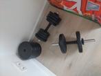 Dumbells met veel gewichten, Ophalen of Verzenden, Zo goed als nieuw, Dumbbell