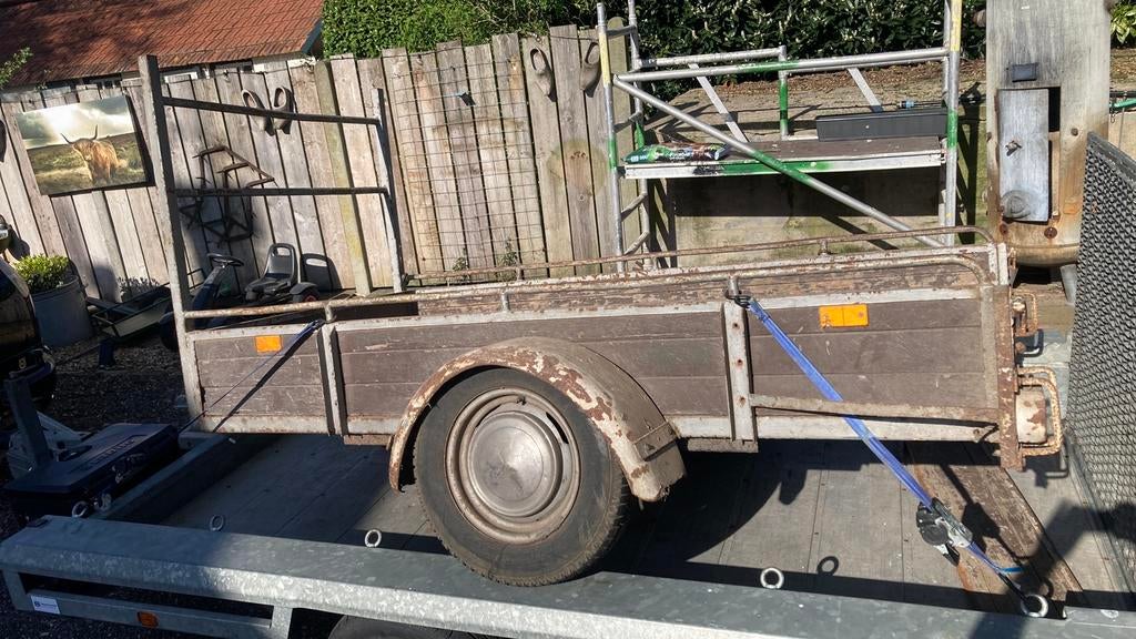 Aanhanger opknapper, Ophalen, Gebruikt