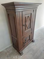 Massief eiken kast, Ophalen of Verzenden, 25 tot 50 cm, 150 tot 200 cm