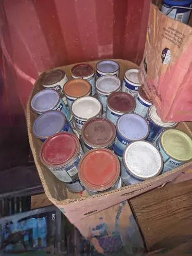 Gevraagd: Restpartij verf voor straatversiering, Ophalen, Gebruikt, Overige kleuren, Verf