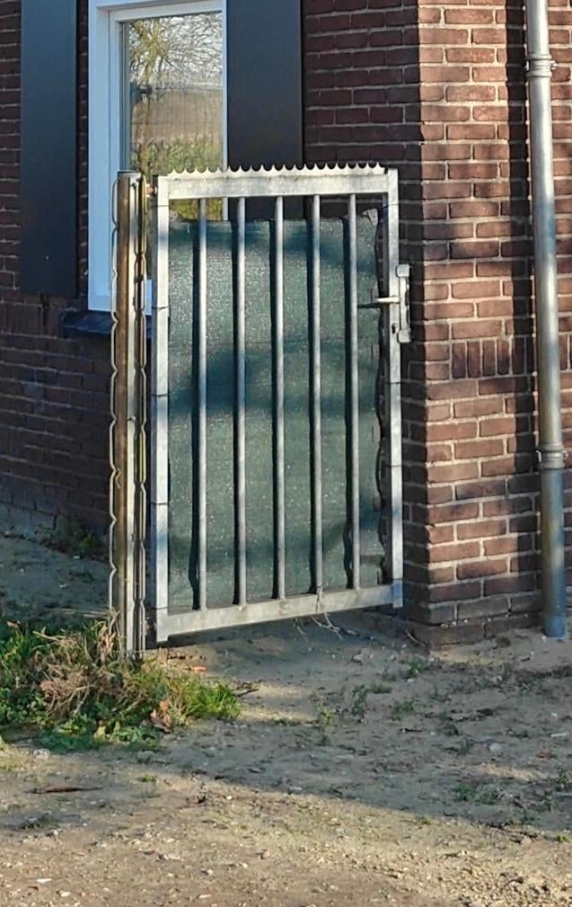 Looppoort, Ophalen, Gebruikt, 100 tot 150 cm, Draaipoort