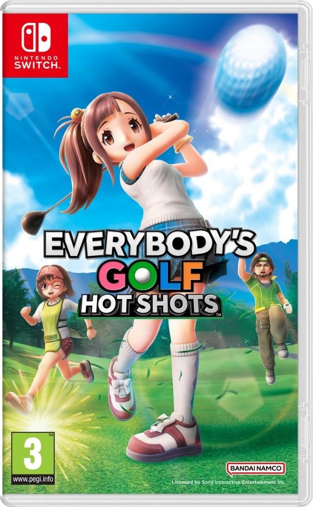 everybody´s golf hot shots switch, Ophalen of Verzenden, Zo goed als nieuw, Sport, 3 spelers of meer