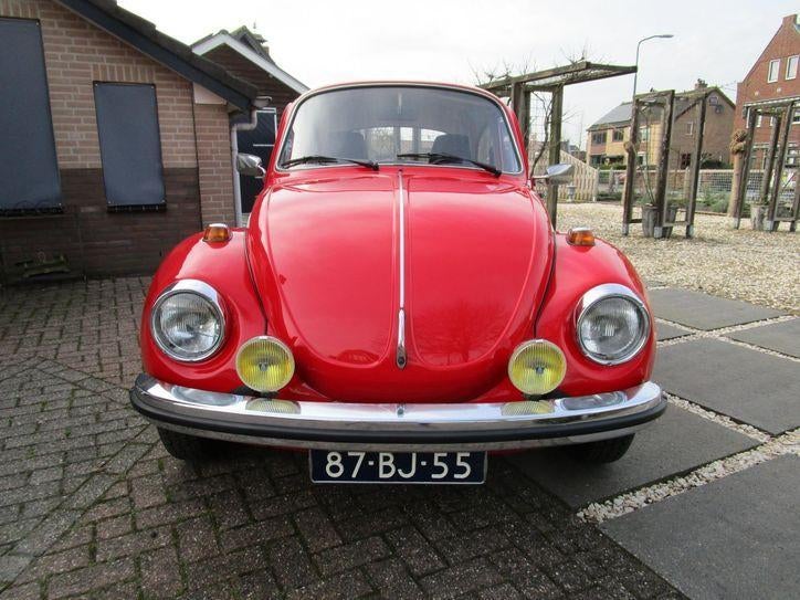 Volkswagen 1303A 1974 rood, Zwart, 4 cilinders, Origineel Nederlands, Handgeschakeld