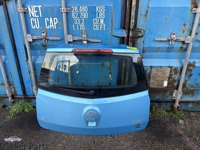 Achterklep van een Opel Agila (GBW), Gebruikt, -, Opel, -