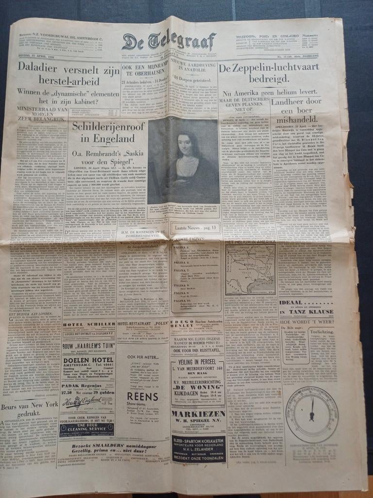 De Telegraaf - Dagblad, Boeken, Tijdschriften en Kranten, Ophalen of Verzenden, Gelezen, Krant