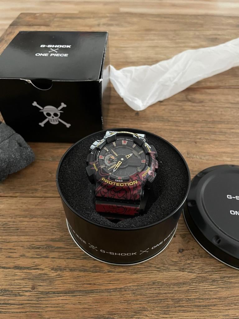 G-Shock One Piece Limited Edition GA-110JOP Nieuwstaat Met D, Casio, Kunststof, Nieuw, Kunststof
