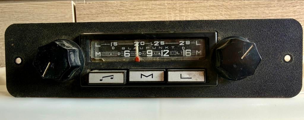 Vintage Blaupunkt Autoradio - Klassieke Auto Radio, Ophalen of Verzenden, Gebruikt