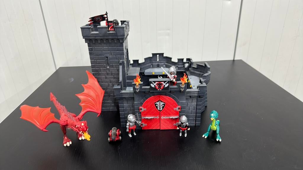 Playmobil mega drakenridder kasteel, Ophalen of Verzenden, Nieuw, Complete set