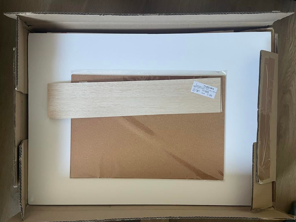 Balsahout, kurkplaat en foamboard voor maquettebouw, Ophalen of Verzenden, Nieuw