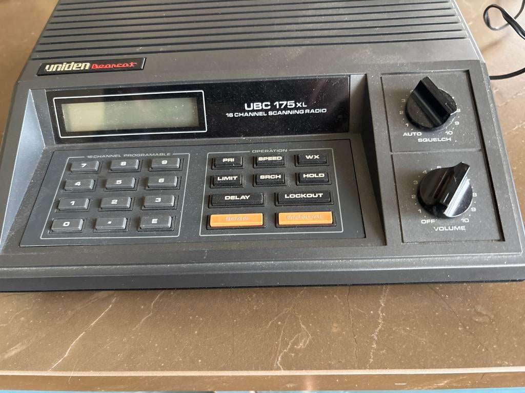 Uniden Bearcat UBC 175 XL 16-kanaals scanner radio, Ophalen of Verzenden, Gebruikt, Radio