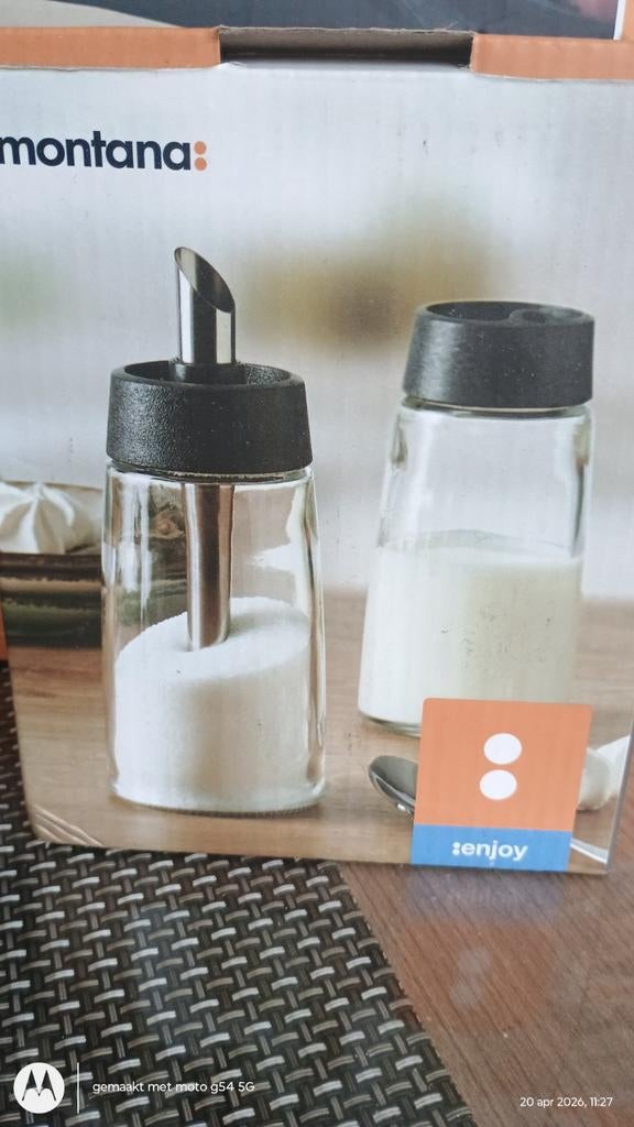 Suiker en melk poten, Ophalen of Verzenden, Nieuw