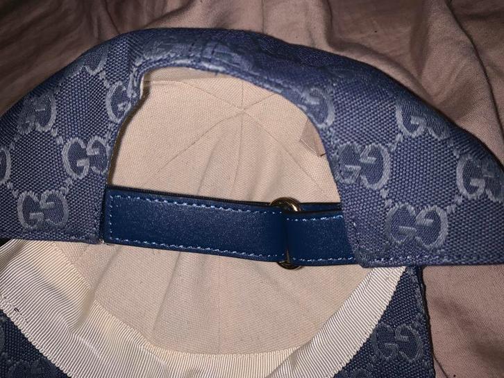 Gucci pet blauw, Kleding | Dames, Hoeden en Petten, Gedragen, Pet, One size fits all, Ophalen of Verzenden