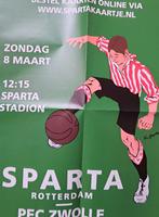 Sparta Rotterdam - PEC 2025/2026, Verzamelen, Ophalen of Verzenden, Nieuw, Overige binnenlandse clubs, Poster, Plaatje of Sticker