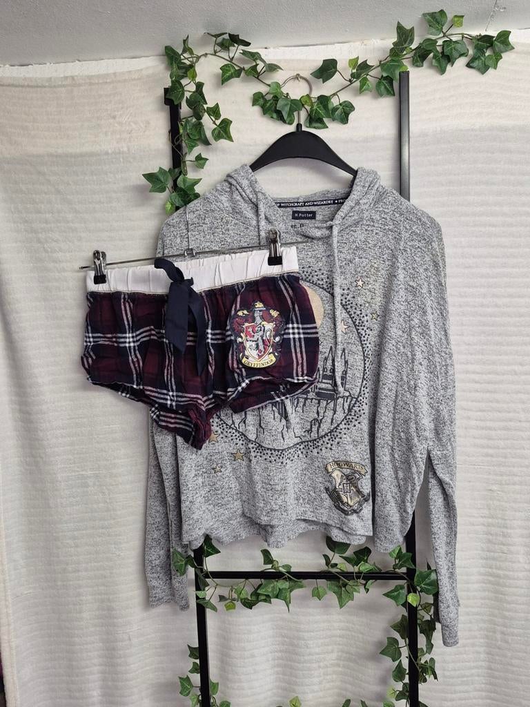 Harry Potter Gryffindor Pyjama Set Maat M, H. Potter, Ophalen of Verzenden, Zo goed als nieuw, Maat 38/40 (M)