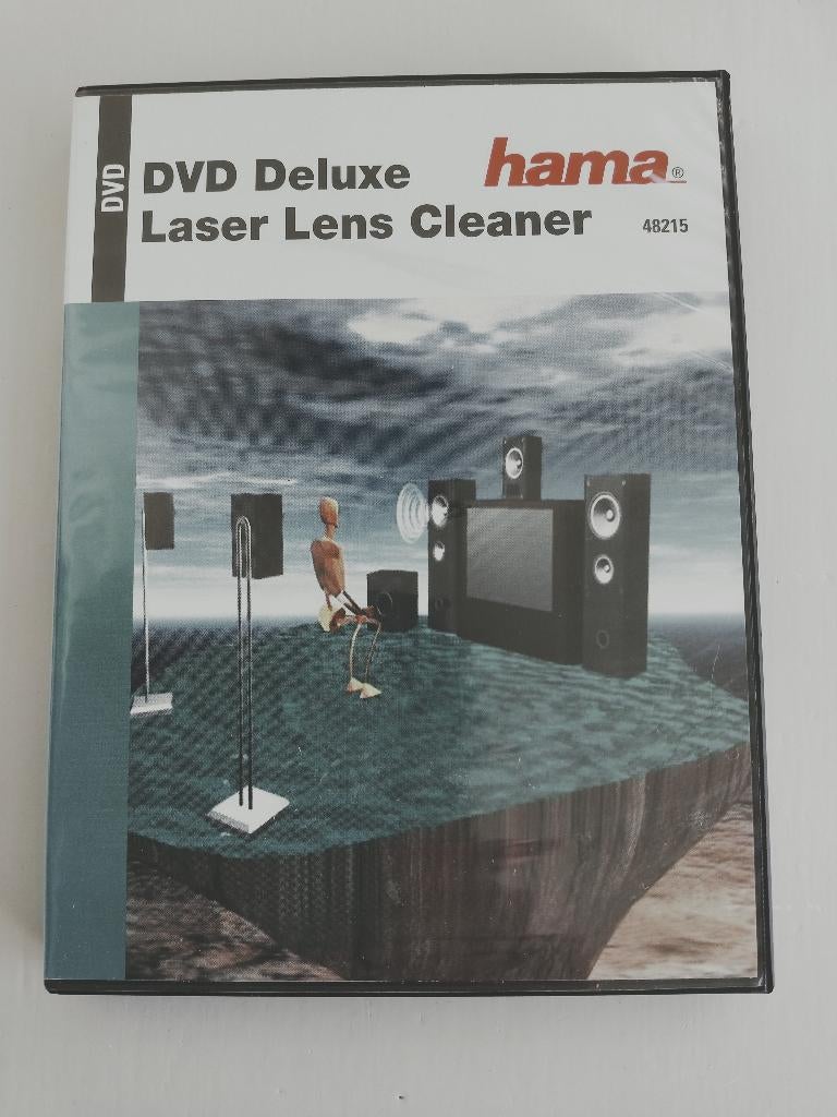 DVD Deluxe Laser Lens Cleaner - reinigingsschijf - Hama, Alle leeftijden, Ophalen of Verzenden, Gebruikt