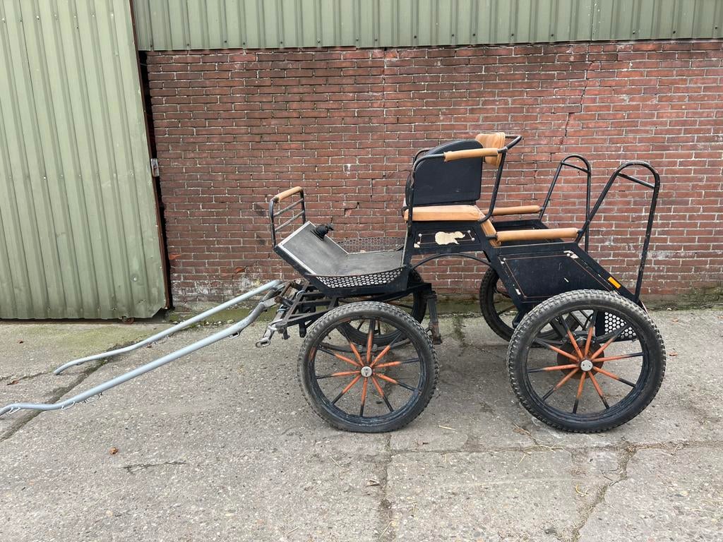 Menwagen, Dieren en Toebehoren, Rijtuigen en Koetsen, Zo goed als nieuw, Marathonwagen, Pony
